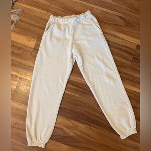 Zara Kids Off-White Joggers